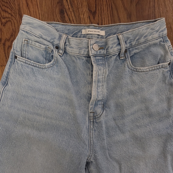 PacSun Stylish Light Blue Patchwork Women's Jeans 28 - Picture 2 of 9